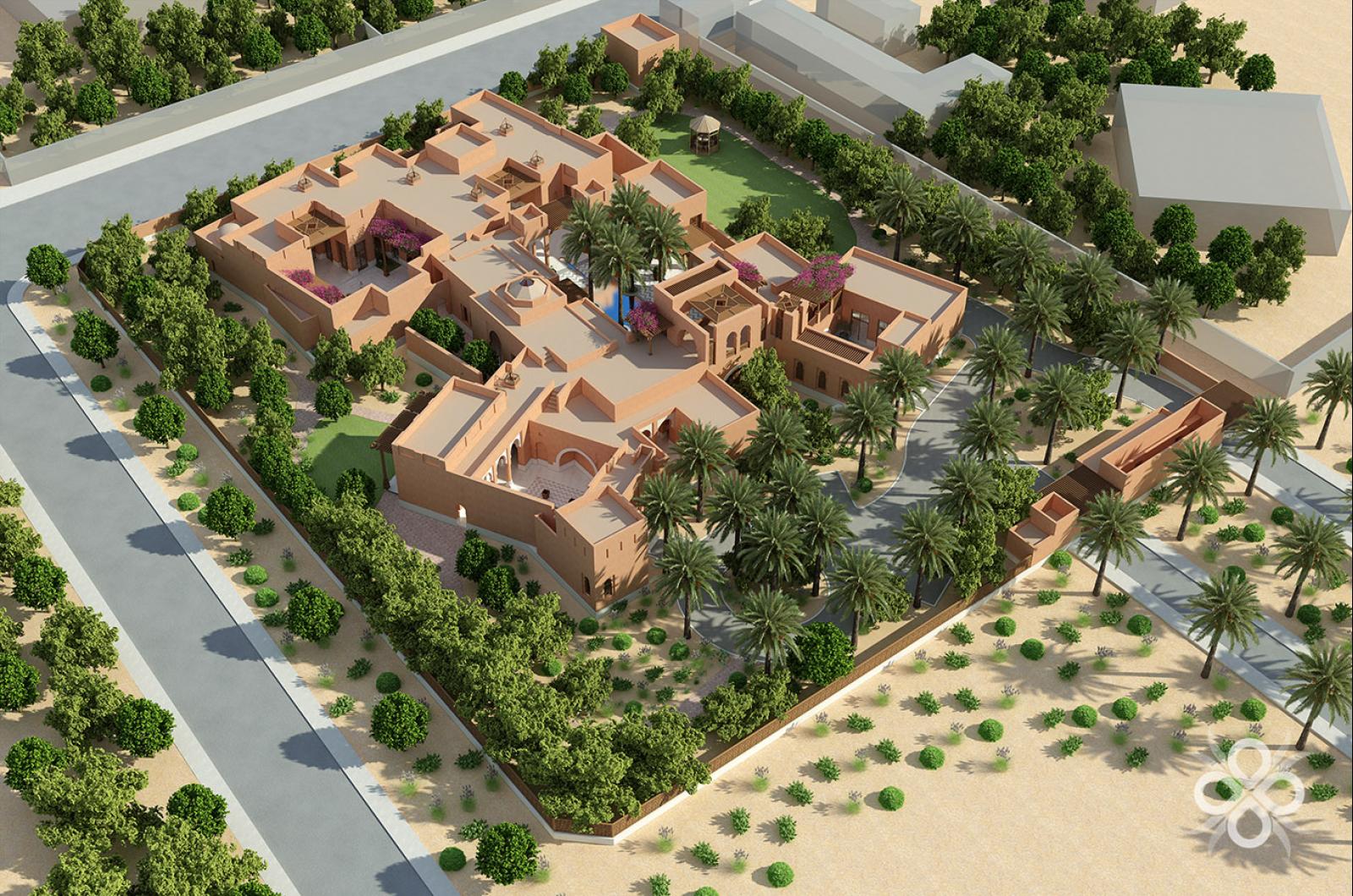 Multiple Courtyard House in Sharjah