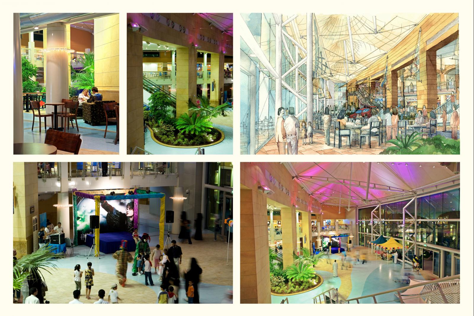 Al-Manshar Shopping Center - Architecture