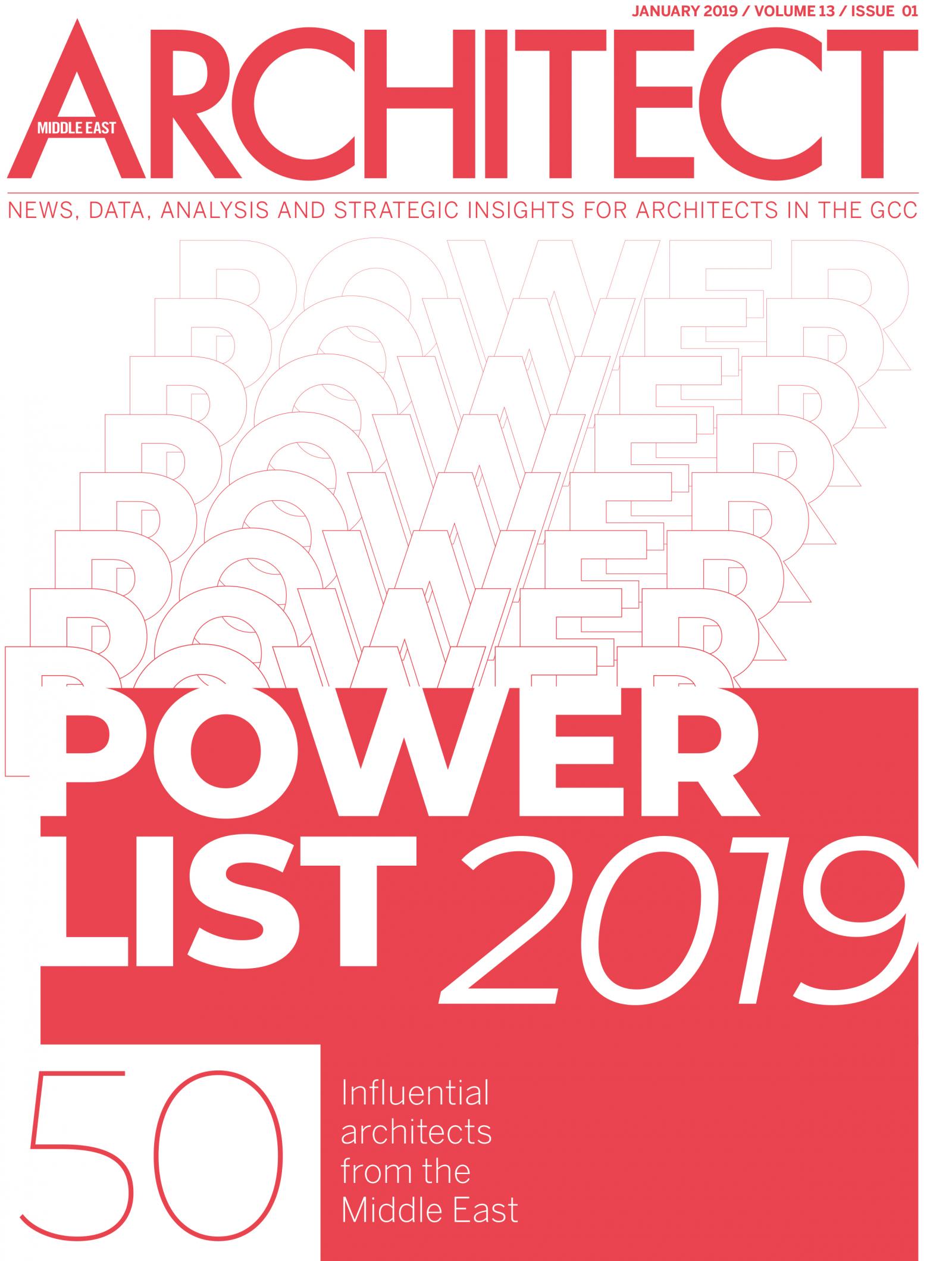 Architect Middle East- Power List 2019